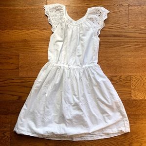 White Eyelet Lace Dress